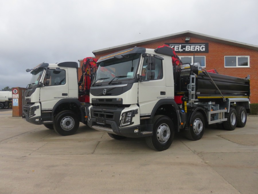 M C Rental Ltd's new Volvo FMX 8x4 Grab Loaders!