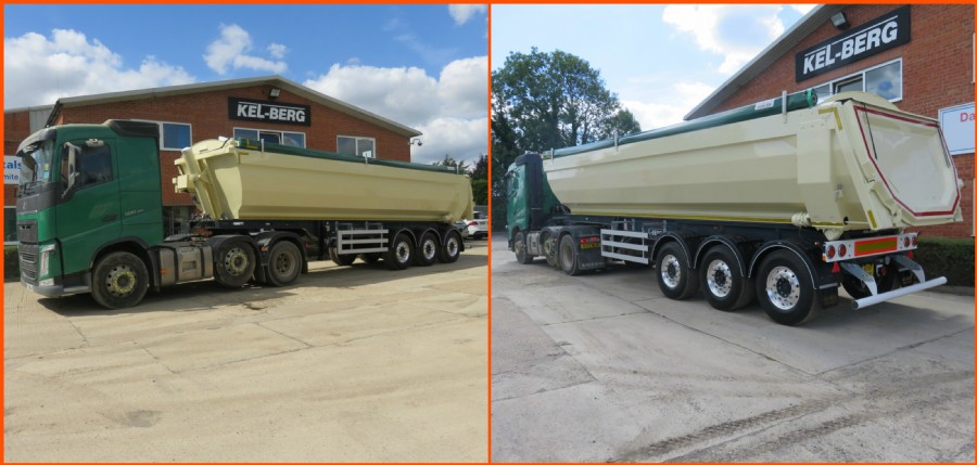 J & G Vesty Haulage Ltd's new Kel-Berg T100 Tipping Trailer!