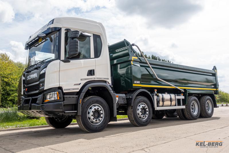 Scania P420 XT 8X4 Kel-Berg Steel Tipper