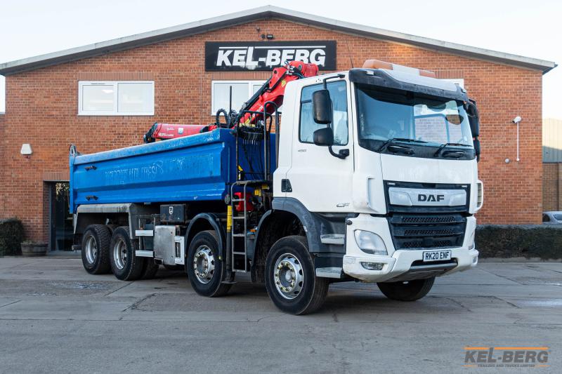 2020 DAF CF450 8X4 KEL-BERG GRAB LOADER